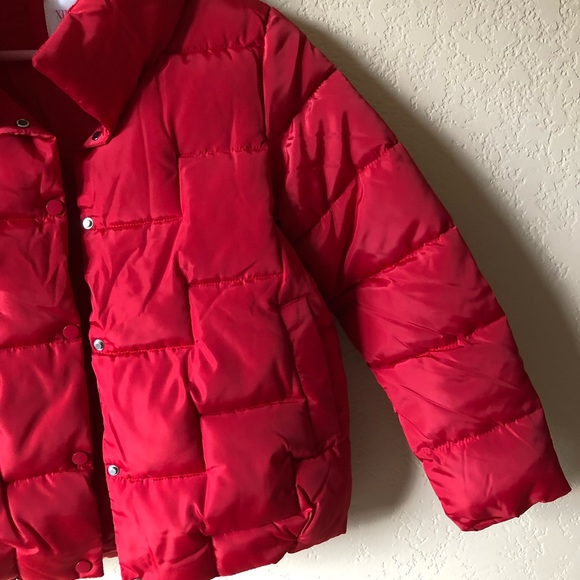 Collar Solid Color Down Cotton-padded Coat Winter Loose Wild Short Coat - Picture 5 of 6